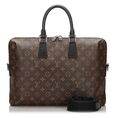 LOUIS VUITTON Monogram Macassar Porte